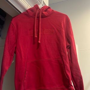 american eagle medium red hoodie